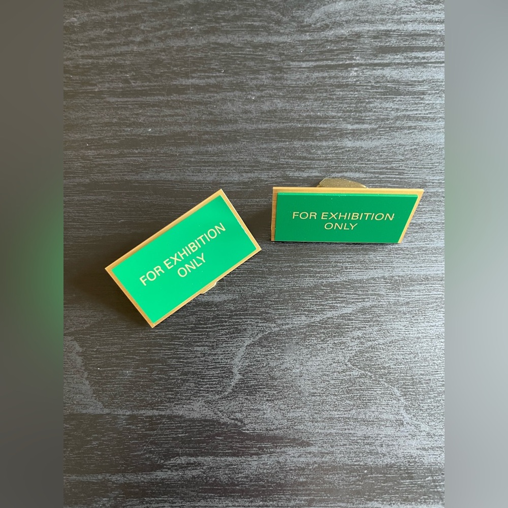 Official Rolex “For Exhibition Only” Display Signs